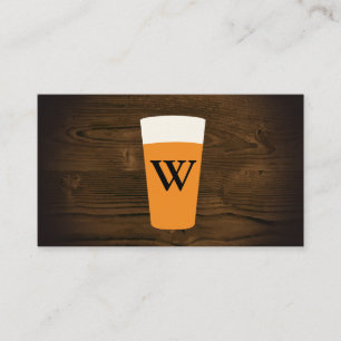 Ambachtelijk bier Houtnerf Visitekaartje
