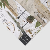 Ambachtelijk collageweefsel: -Botanisch Tissuepapier (Detail)