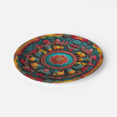 Ambachtelijk servies papieren bordje (Gekanteld)