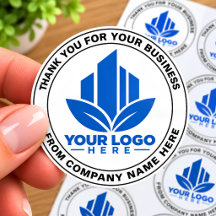 Ambachtelijk Zakelijk Bedankt Aangepaste Logo