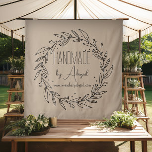 Ambachtelijk Zakelijk Logo Botanische Krans Ambach Wandkleed