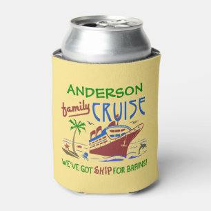 Ambachtelijke actie Funny Ship Aangepaste naam Blikjeskoeler