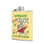 Ambachtelijke actie Funny Ship | Aangepaste naam Heupfles (Links)