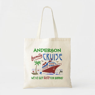 Ambachtelijke actie Funny Ship Aangepaste naam Tote Bag