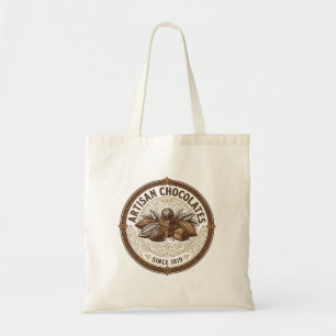 Ambachtelijke Chocolade — Vintage Cacao Tote Bag