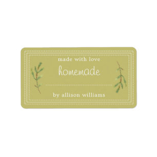 Ambachtelijke Gebakken Waren op de Boerderij Jam B Etiket