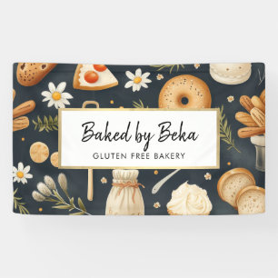 Ambachtelijke lekkernijen bakkerij, brood, gebak spandoek