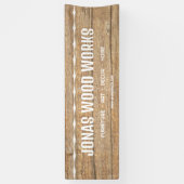 Ambachten eerlijke markt houten graan stand valanc spandoek (Verticaal)