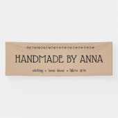 Ambachten Fair Handgemaakte Maker Vendor Booth Spandoek (Horizontaal)