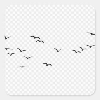 Ambachten & Feestartikelen > Accessoires boeken >  Vierkante Sticker