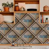 ambachtsman keramische tegel met dragonfly tegeltje