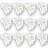 Ambachtstijd Schaar Ambachtsman Hobby Herinnering  Sticker (Voorkant)