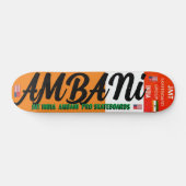 AMBANI JMT INDE 7 3/4" Planche de Skateboard (Horz)