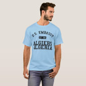 Ambassade Algiers, Algerije T-shirt (Voorkant volledig)