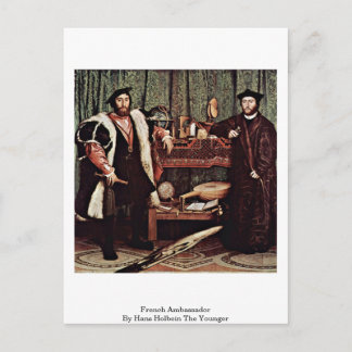 ambassadeur van frankrijk : Hans Holbein de jonger Briefkaart