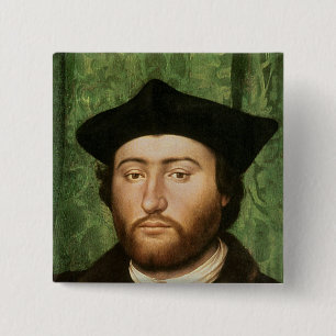 Ambassadeurs 1533 vierkante button 5,1 cm