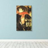 Ambassadeurs, Aristide Bruant door Toulouse Lautre Canvas Afdruk (Insitu (Houten vloer))