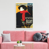 Ambassadeurs Art Nouveau in Toulouse Lautrec Canvas Afdruk (Insitu (Woonkamer))