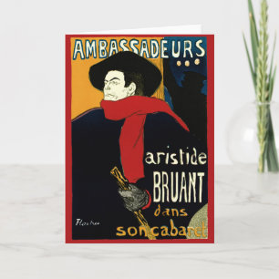  Ambassadeurs Art Nouveau in Toulouse Lautrec Kaart