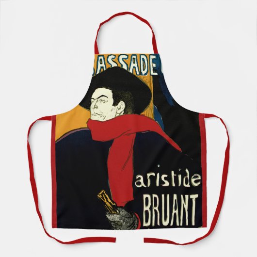  Ambassadeurs Art Nouveau in Toulouse Lautrec Schort (Voorkant)