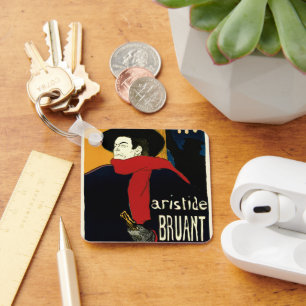  Ambassadeurs Art Nouveau in Toulouse Lautrec Sleutelhanger