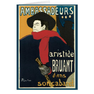 Ambassadeurs, Artistide Bruant door Toulouse Lautr