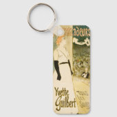 Ambassadeurs Yvette Guilbert door Theophile Steinl Sleutelhanger (Voorkant)