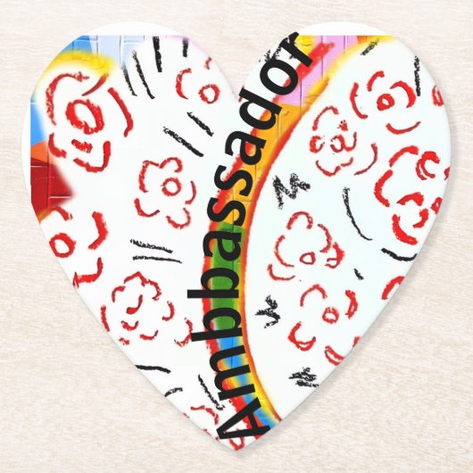 Ambassador Cutting Board Kartonnen Onderzetters (Voorkant)