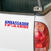Ambassador F#%KABIBI Mike Huckabee Traitor to USA  Bumpersticker (Op Truck)