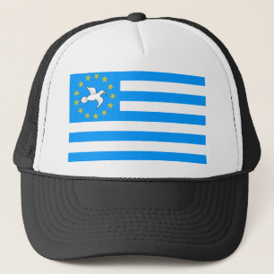 Ambazonia - Amba Land - Vlag van Zuidelijke Camero Trucker Pet