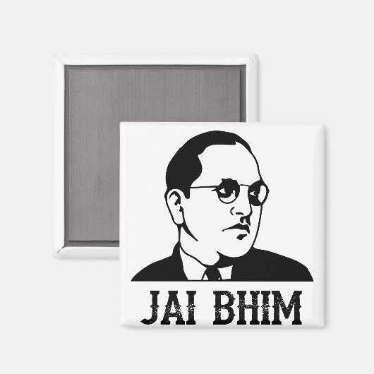 Ambedkar Jayanthi Jai Bhim / Bheem Magneet (Voorkant / Achterkant)