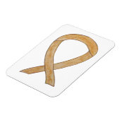 Amber Awareness Ribbon Angel Magnets d'art (Côté Gauche)