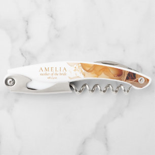 Amber Brandy Abstract Ink Wedding Party ID1089 Kurkentrekker