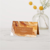 Amber Brandy Abstracte Ink Wedding ID1089 (Achterkant)