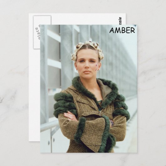 Amber Briefkaart (Voorkant / Achterkant)