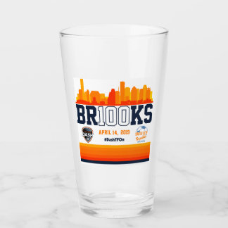 Amber Brooks 100th Pet Beer Glass Glas