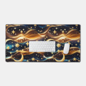 Amber Celestial Moon Astrology Aesthetic (Clavier et souris)