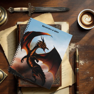 Amber Dragon Fantasy Notitieboek