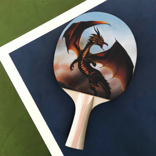 Amber Dragon Fantasy Tafeltennisbatje
