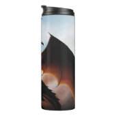 Amber Dragon Fantasy Thermosbeker (Geroteerd rechts)