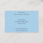 Amber Dragon Fantasy Visitekaartje (Achterkant)