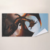 Amber Dragon Imaginaire (Serviette de bain)