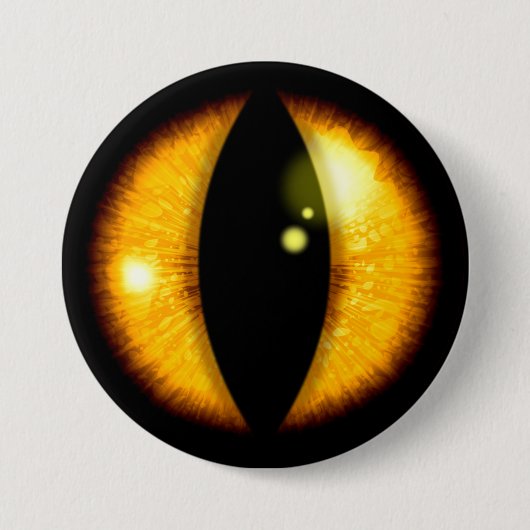 Amber Dragons Eye Ronde Button 7,6 Cm (Voorkant)
