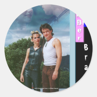 Amber en Bray Bramber Ronde Sticker