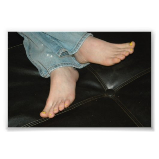 Amber Feet Foto Afdruk (Voorkant)