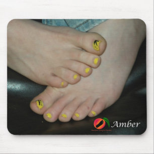 Amber Feet Mousepad Muismat