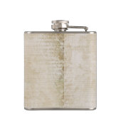 Amber Fox Flask Heupfles (Achterkant)