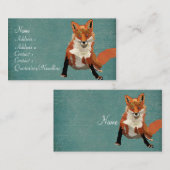  Amber Fox Visitekaartje (Voorkant / Achterkant)