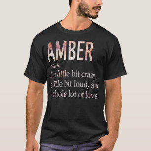 Amber Girl Naam Definitie T-shirt
