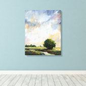 Amber Glow II Canvas Afdruk (Insitu (Houten vloer))